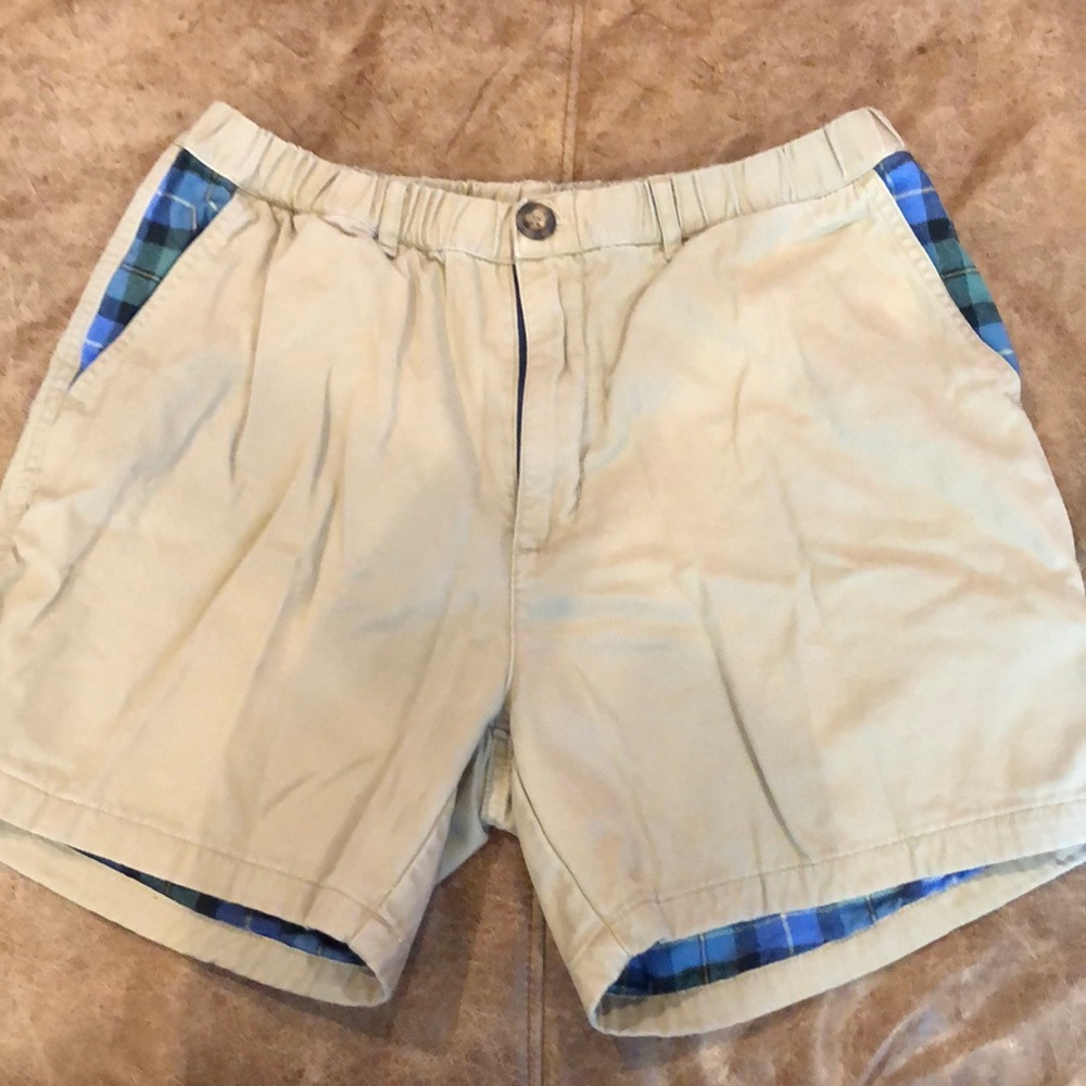 Khaki Chubbies with Flannel inside and pockets